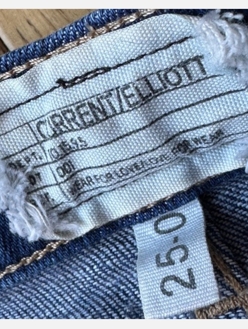 Current/Elliott Dotty Pocket Jean Skirt size 25 - Picture 6 of 13